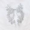 Lace Car Bone Silver Thread To Lace Applique Clothing Accessories, Handmade Diy Wedding Shoes Dress Materials