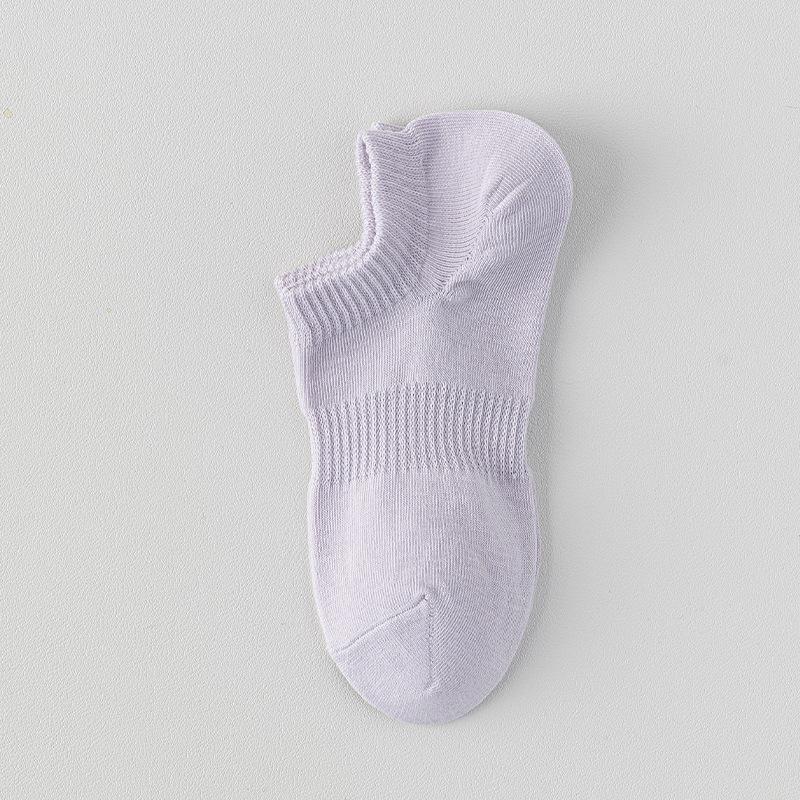 Women's Non-Slip Cotton Low-Cut Invisible Socks - Spring/Summer Thin, Anti-Pilling Short Socks