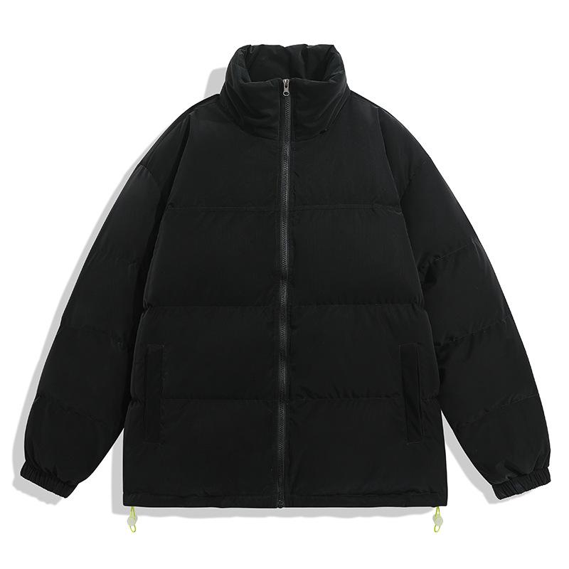 

Men s winter new national standard down jacket simple couple down jacket loose and warm and versatile white duck down jacket M