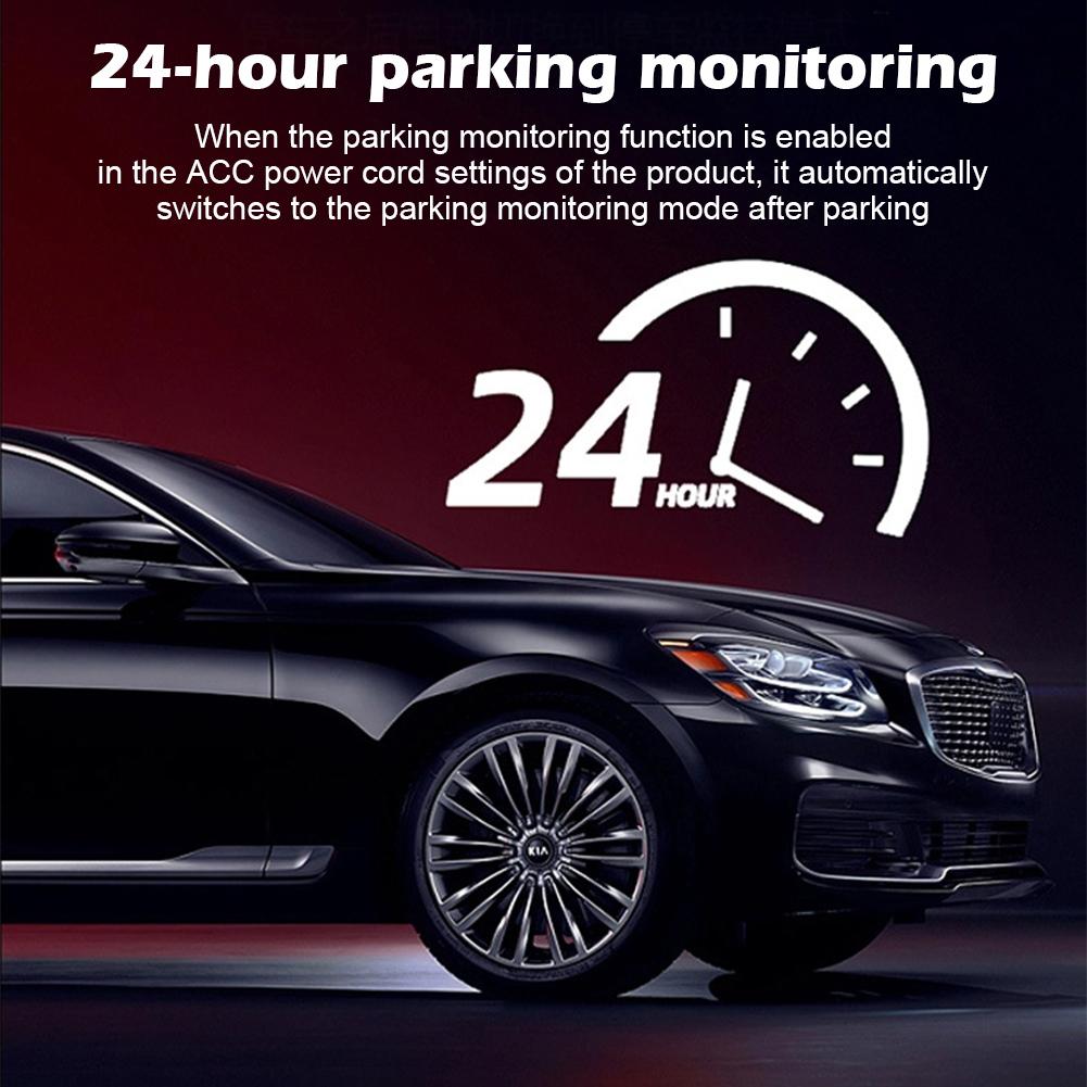 WiFi Hidden Dash Cam 1080P Car Camera Car Front Car Dash Cam Car Mini Dash Cam with Night Vision 24 Hours Parking Mode APP WDR