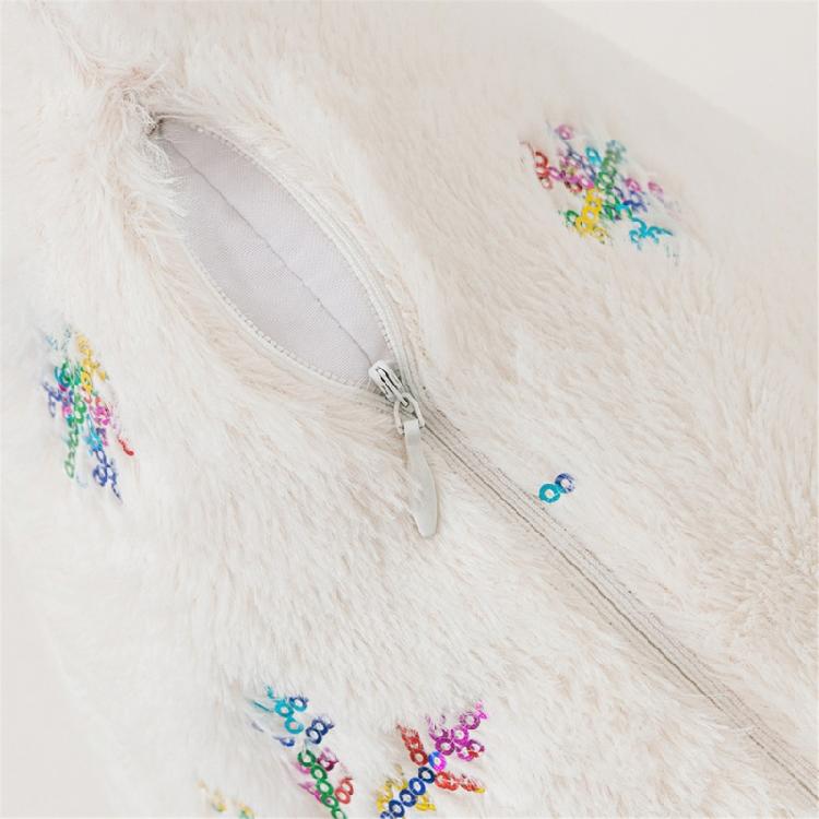 Plush Snowflake Pillowcase Christmas Decoration Cushion Cover Pillow Covers Home