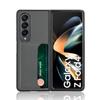 Non -Fingerprint Slim Leather Case For Samsung Galaxy Z Fold4 Fold 4 Fold3 Fold2 Fold 3 2 Non -Slip Cover For Samsung Z Fold4