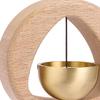 Doorbell Hanging Creative Gift Porch Store Farmhouse Shopkeeper Bells Wood