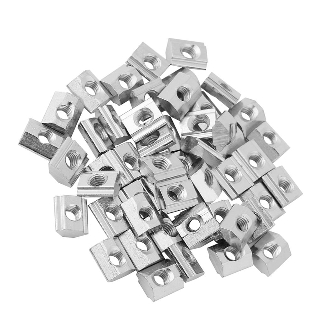 Nickel Coated Carbon Steel Sliding T Slot Nut for Aluminum Profile Accessories (EU20 M5)