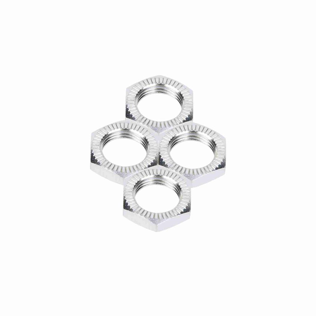 Aluminum Alloy Wheel Nuts 17mm Spanner for 1Celsius8 RC Car Accessory (Silver)