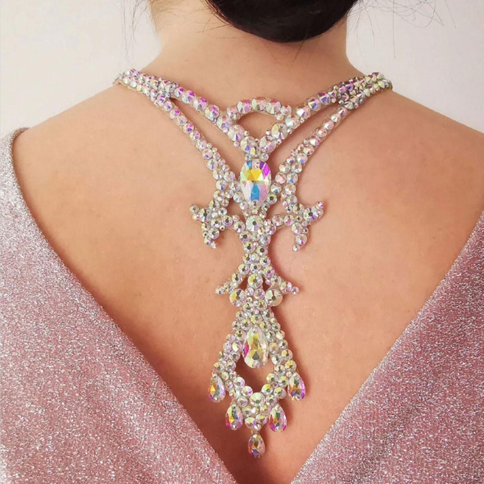 

Rhinestone Back Chain Trendy Body for Halloween Music Festival Party Prom