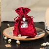 Elegant Silk Velvet Wedding Candy Gift Bag for Guests