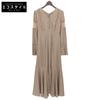 AMERI FLARE SATIN DRESS Women's Beige S Dress S beigeUsed