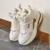 36-43 Women's Plus Size Fashionable Plus Velvet Warm Casual High Top Cotton Shoes Snow Boots Sports Women's Cotton Shoes