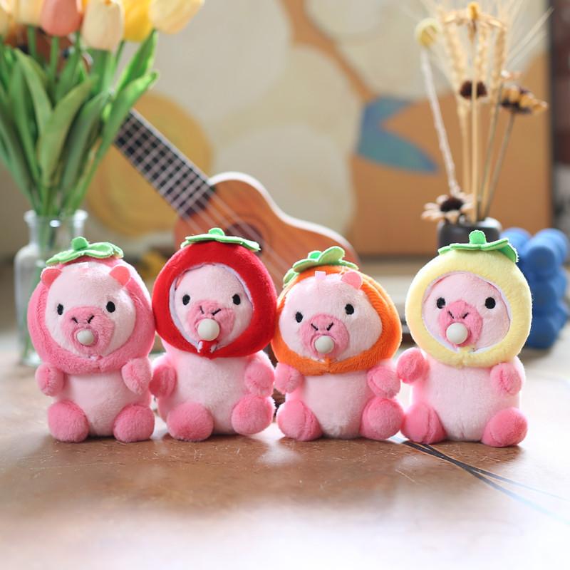 Roztomilé Roztomilé Bubliny a Bublinky, Kapybara Malý Prívesok, Plyšová Hračka, Taška Kapybara, Závesná Ozdoba Kľúčenka