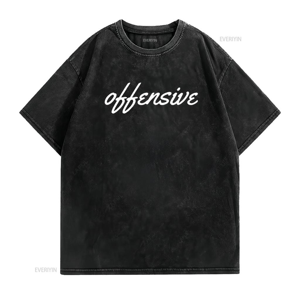Beleidigendes T-Shirt vintage gewaschen leicht Mann Designer-Kleidung weich Mode Unisex Oberteil für den Alltag vielseitig atmungsaktiv