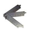 Three Piece Key Measuring Welding Fillet Gages Made of Stainless Steel for Durable and Precise Inspection of Weld Fillets