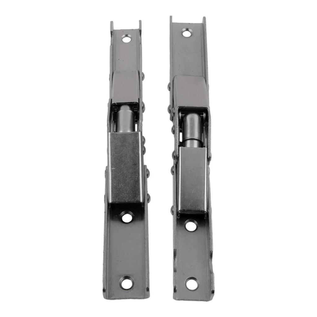 Hinges Folding Hinges Cold Rolled Steel Door Furniture Hinges Brackets Screws Self-Locking Silver Spring Folding Hinge