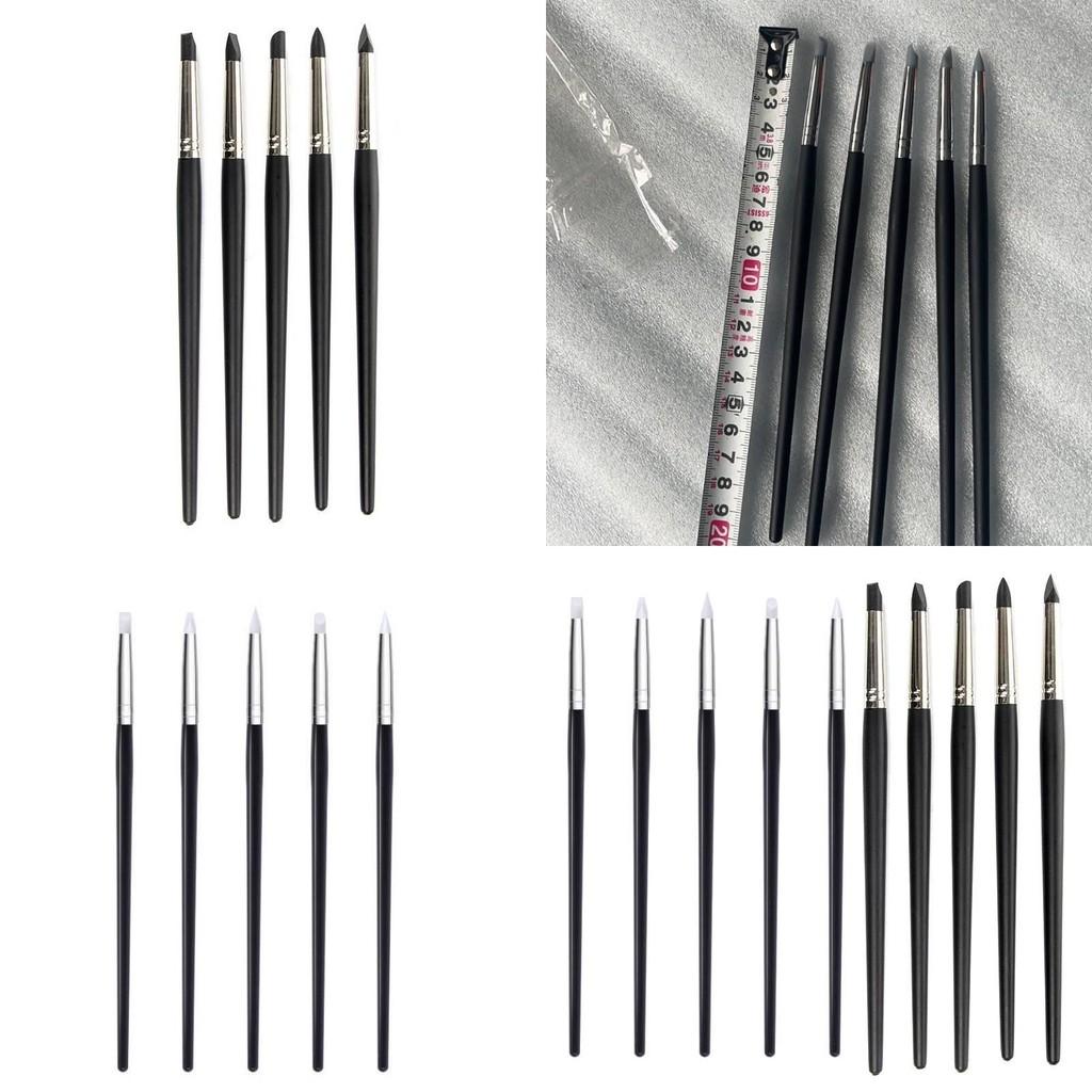 Composite Dental Adhesive Resin Cement Tooth Silicone Brush Pen 5 Pcs