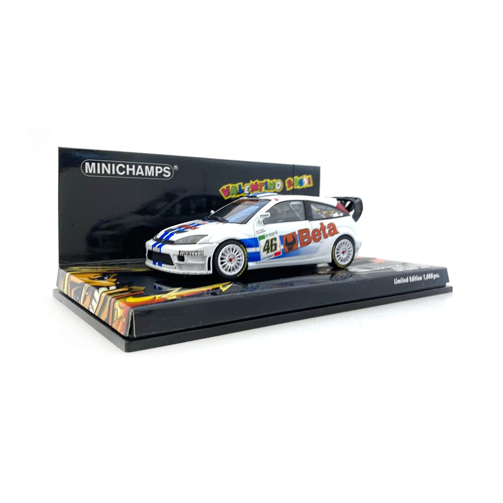 

Minichamps scale Ford Focus RS WRC 2007 Monza Cassina 1/43 BETA #46 V. Rossi/C.