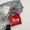 Embroidery Cute Dachshund Dog Bucket Bag Women'S Mobile Phone Bag Versatile Commuter Shoulder Messenger Bag