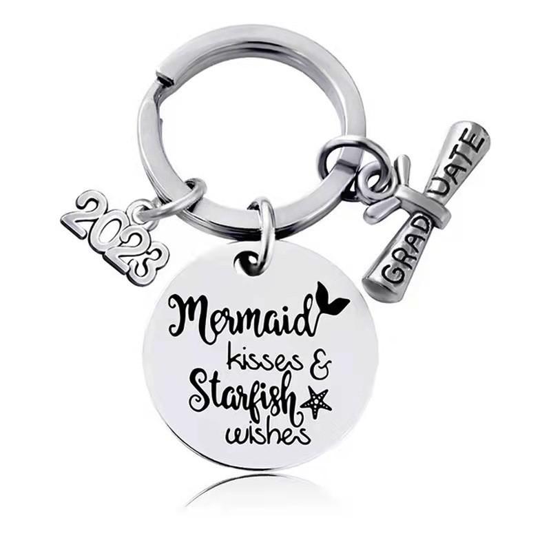 Steel Elegant Stainless Keychain Gift For Graduates Perfect For Celebrations And Parties