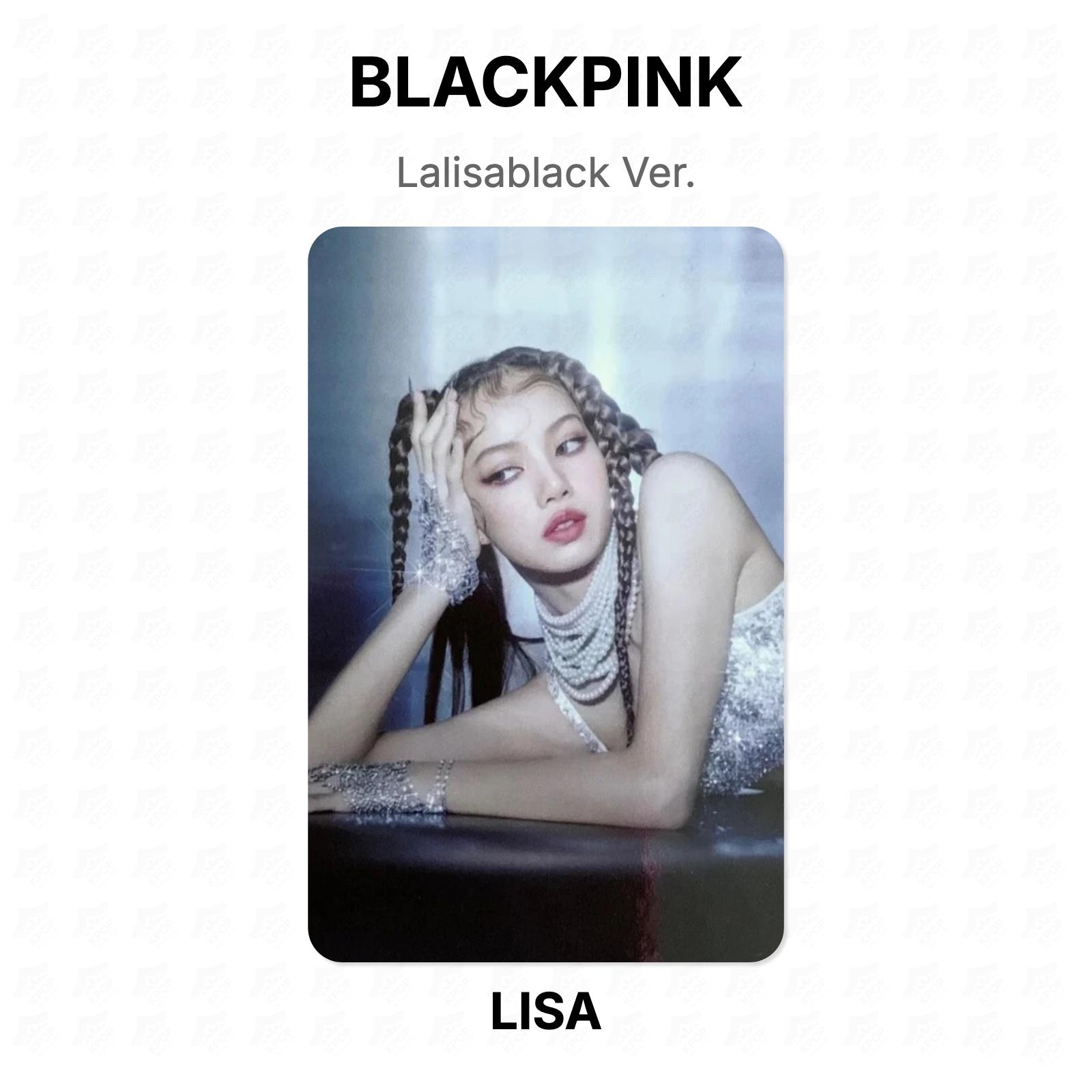 BLACKPINK LISA Lalisablack Ver. Official Photocard LISA