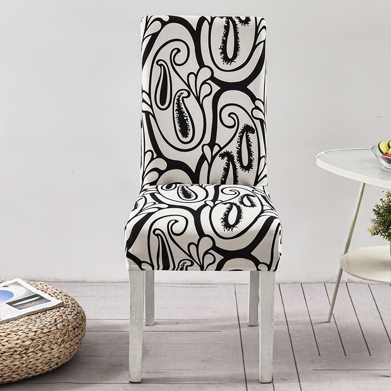 

Чехол для стула для столовой, устойчивый к загрязнениям, чехол для сиденья стула для гостиной, свадьбы, кухни, отеля, церемонии, банкета, офиса, съемный Universal