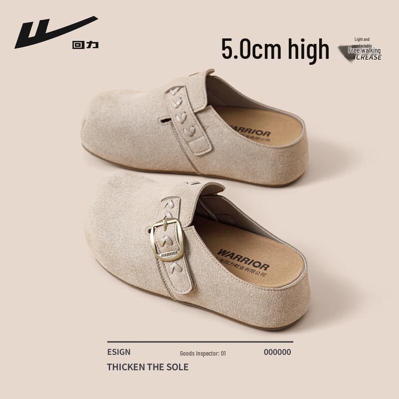 Huili Women s Platform Slip-On Mules 38
