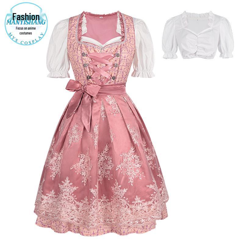 

Oktoberfest Bavarian Lace-Up Dress Set S
