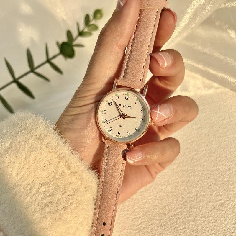 Watch Female Student Simple Temperament Luminous Mori Small Fresh Versatile College Style Exam Junior High School