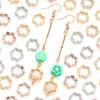 100pcs Flower Hollow CCB Beads Plastic Loose Spacer Beads For Jewelry Making DIY Handmade Bracelet Necklace Earrings Accessories
