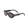 Dior Paraksts B1U Ovālas saulesbrilles Unisex saulesbrilles Melnas DSGTB1UXR-10A0