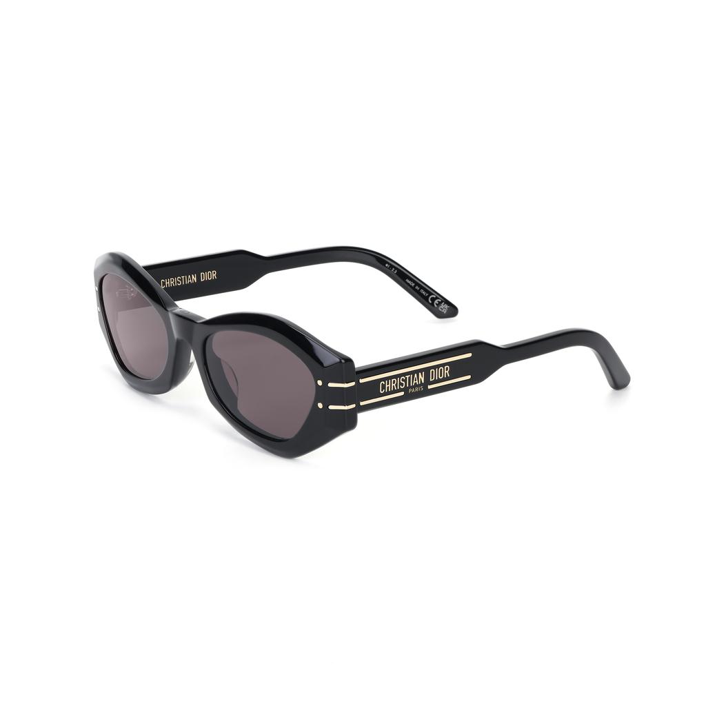 Dior Signature B1U Oval Sunglasses Unisex Sunglasses Black DSGTB1UXR-10A0