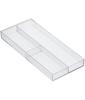 Yamazaki Tower Extendable & Sliding Desk Tray, White, Approx. W25 x D24.6-45 x H5.7cm, Drawer Storage Case, 3441