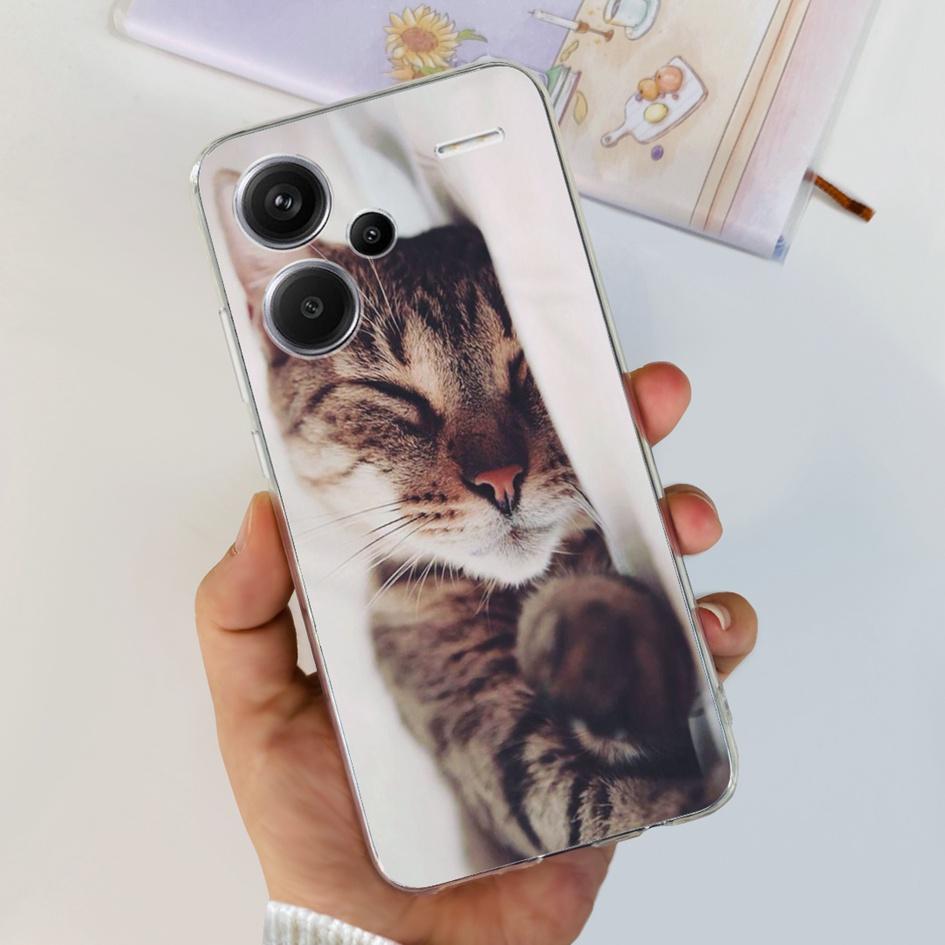 For Xiaomi Redmi Note 13 5G Case Luxury Marble Transparent Phone Cover For Redmi Note 13 Pro Plus Funda on Note 13 Pro 5G Bumper
