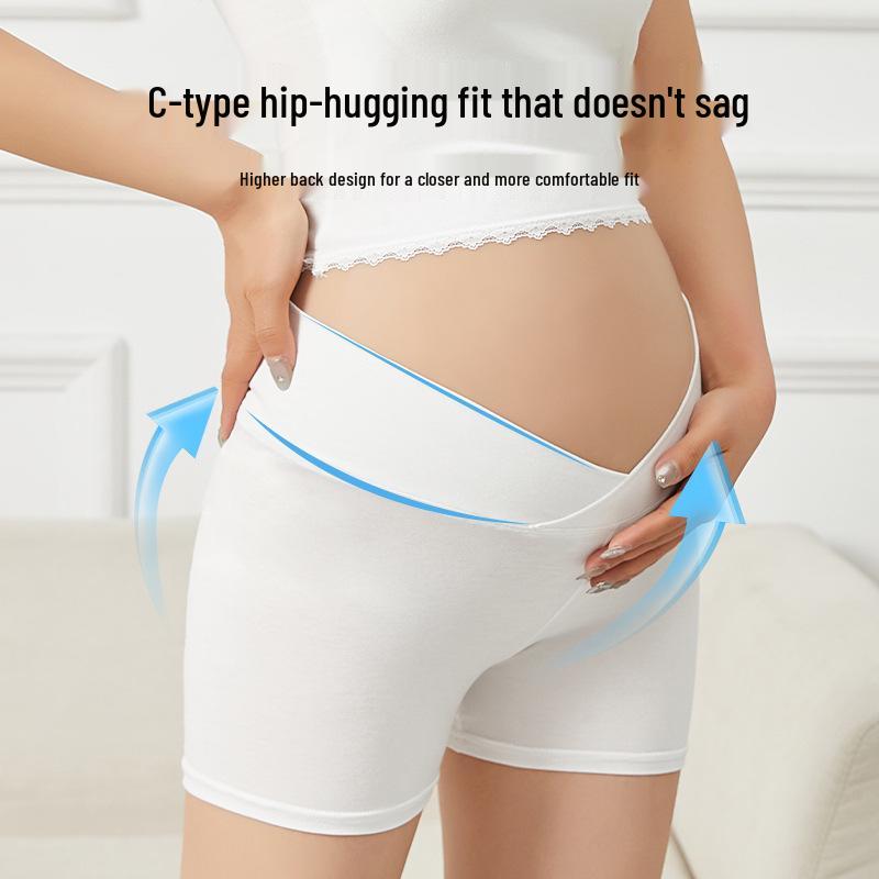 Women's Antibacterial Maternity Safety Leggings Shorts
