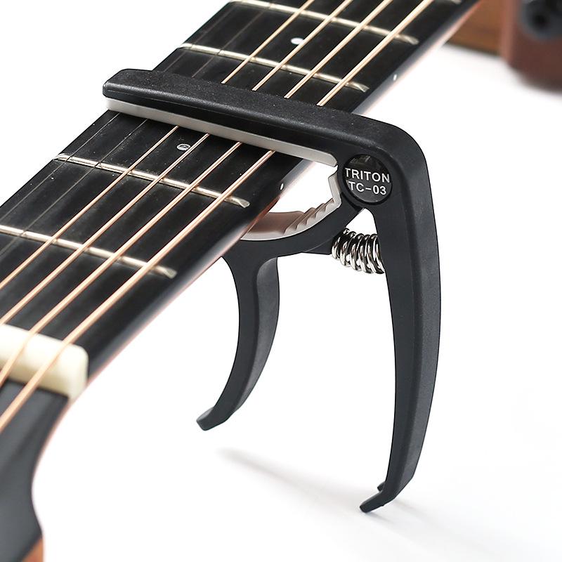 Folk & Electric Guitar Capo with Ukulele Tuner - Acoustic Guitar Accessories