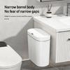 Trash Can Space Saving Wall Mount Trash Can Sensor Automatic Quiet Lid for Homes Kitchen Bathroom