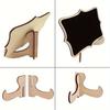 10er-Pack Mini-Kreidetafeln, kleine rechteckige Kreidetafeln, Tischkarten aus Holz für Hochzeiten, Geburtstagsfeiern, Message Board-Schilder