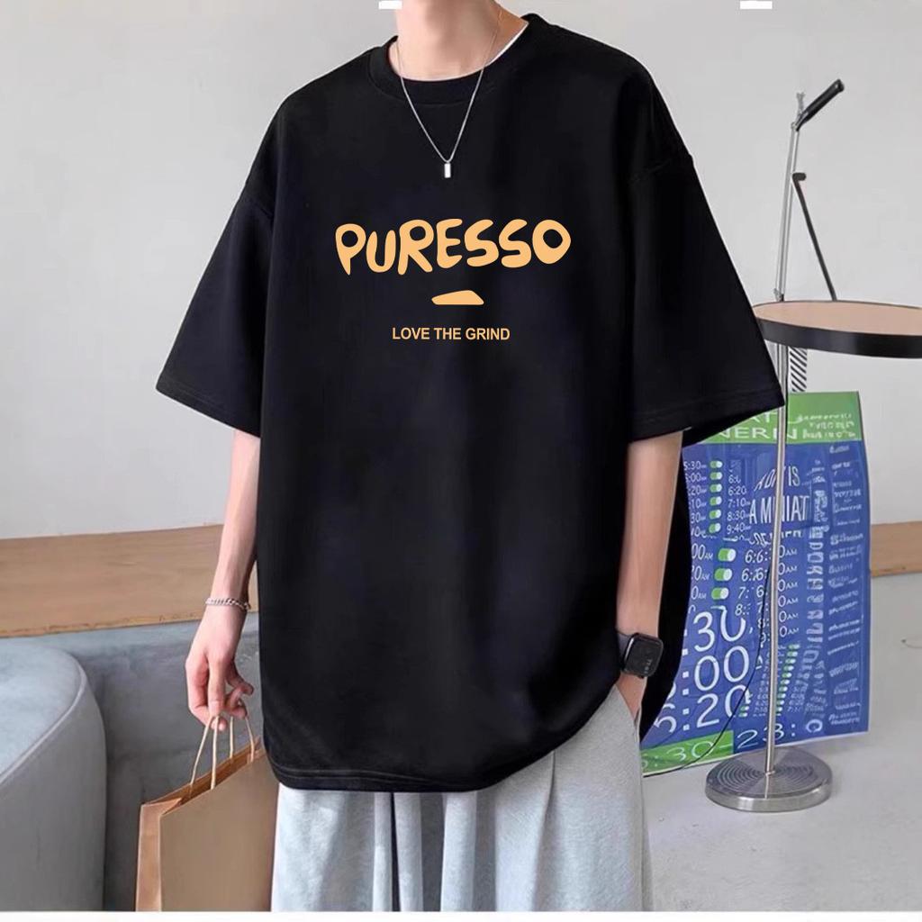 Summer Cotton Short-Sleeved T-Shirt Men'S Loose Fashion Trendy Top Daily Versatile Crew Neck T-Shirt