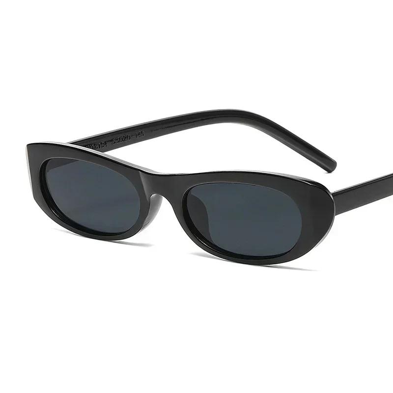 

Small Frame Oval Sunglasses Women Brand Designer Vintage Mirror Sun Glasses Female Personality Fashion Shades As Picture