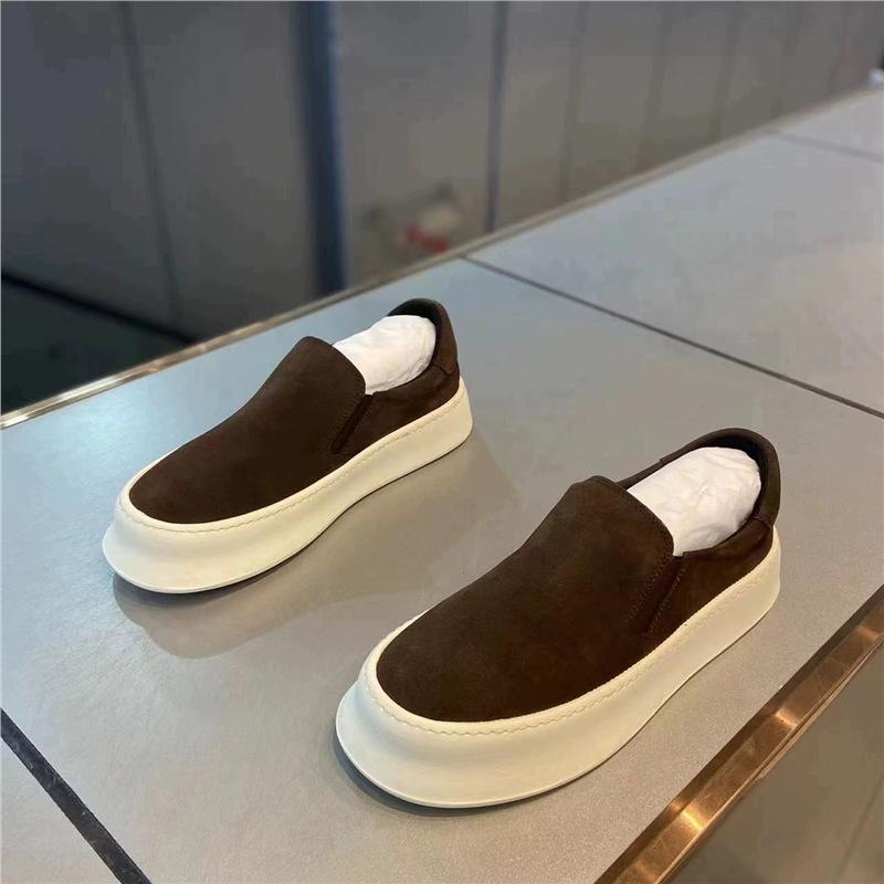 Spring new lazy shoes platform soles niche wear-resistant comfortable shoes xlz