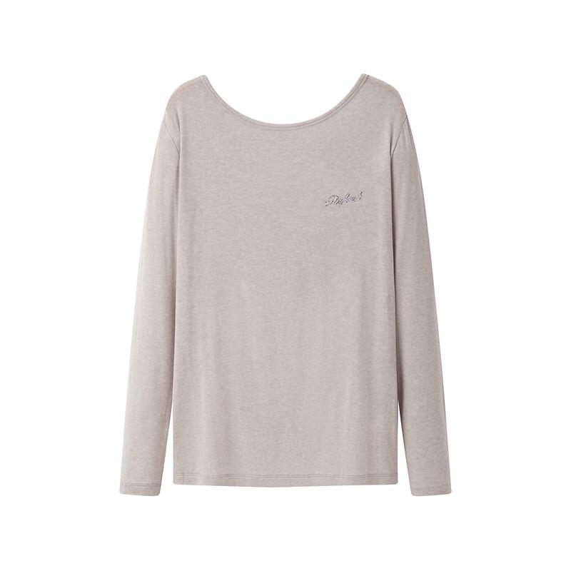 PEACEBIRD Women's Relaxed Fit Long Sleeve Knit T-Shirt