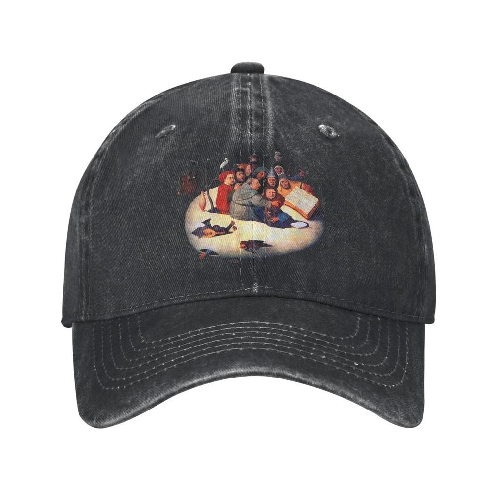 Concert In the Egg HieronymusBosch Unisex Baseball Caps Distressed Cotton Hat Retro Outdoor All Seasons Adjustable Headwear