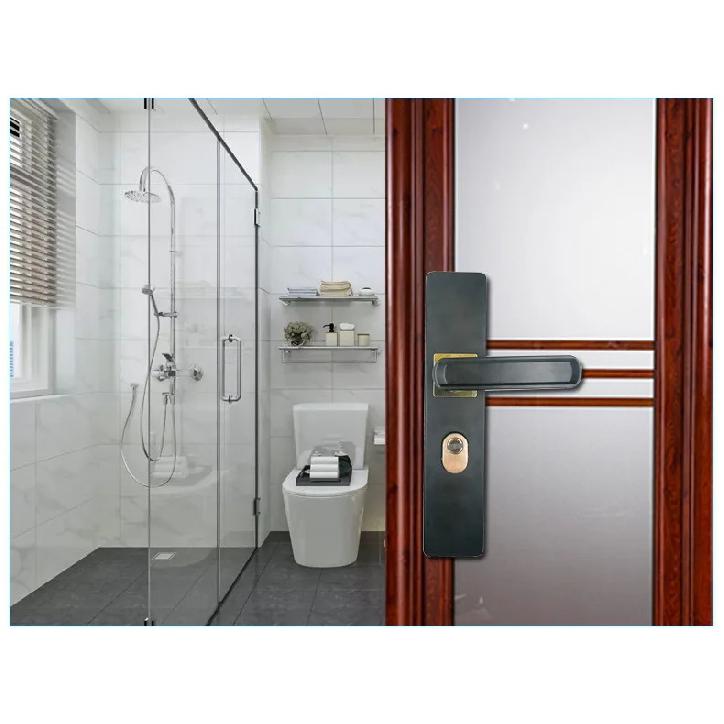 Mechanical Lock Accessories Thickened Panel Room Door Handle Stainless Steel Anti-theft Door Lock