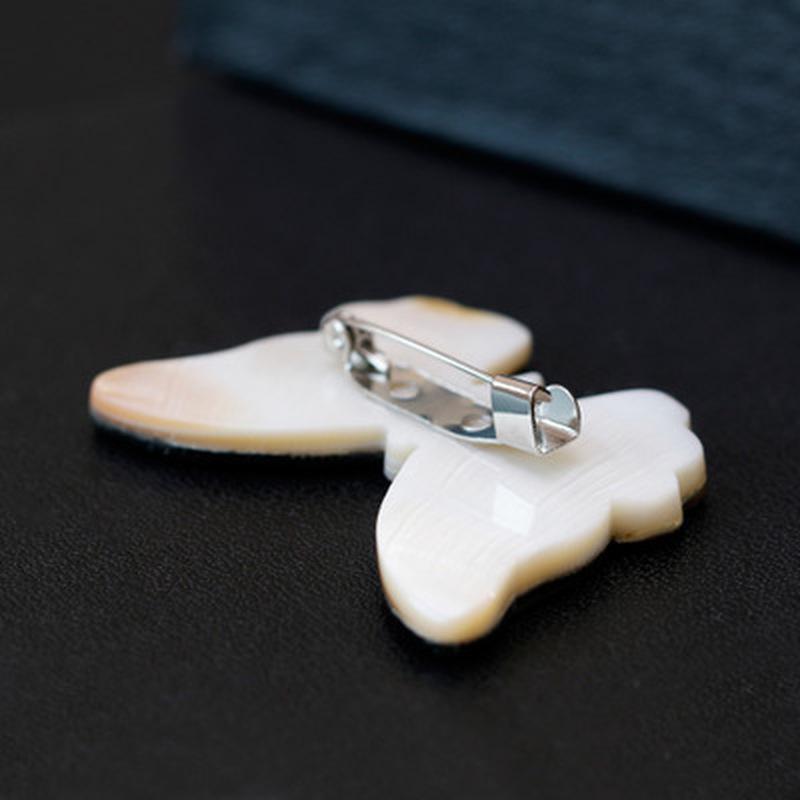 Blucome Broșă Fluture Cochilii Naturale Insecte Femei Bărbați Accesorii pentru adunare de petrecere Ace de corsaj pentru rochie pentru cadouri de mamă Bijoux