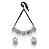 Latest Stylish Traditional Oxidised Silver Necklace Jewellery Set for Women