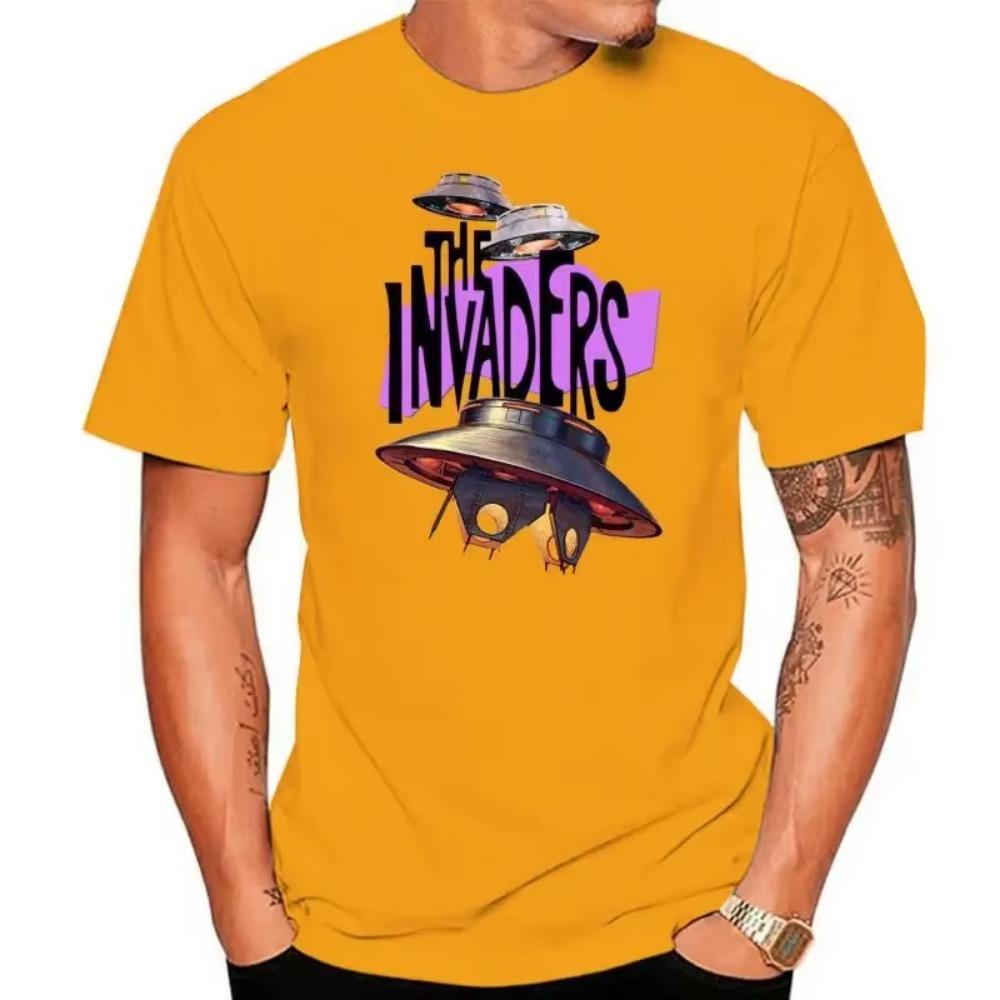 T-SHIRT The InvadersMen'ss & Women'ss Tees in (LazyCarrot) classic 1960s tv series ufo flying saucers alien sci-fi men t shirt