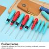 4 Pcs Stitcher Sewing Awl Leather Tool Cone Needle Shoe Repair Needle Tool Handmade Leather Tool