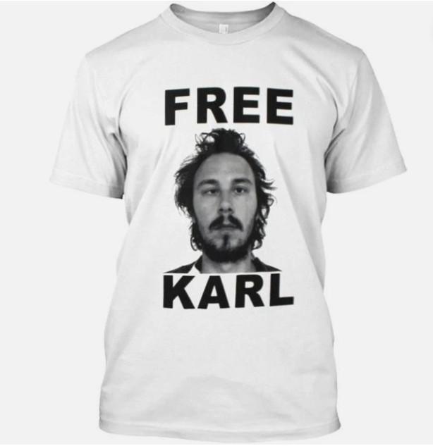 FREE KARL Tee T-Shirt Made in the USA Size S to 2XL S