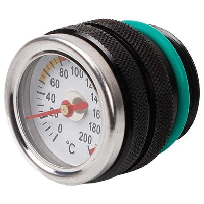 UP-BASE Medidor de Temperatura de Motocicleta Motocicleta M30 x P1.5 Negro