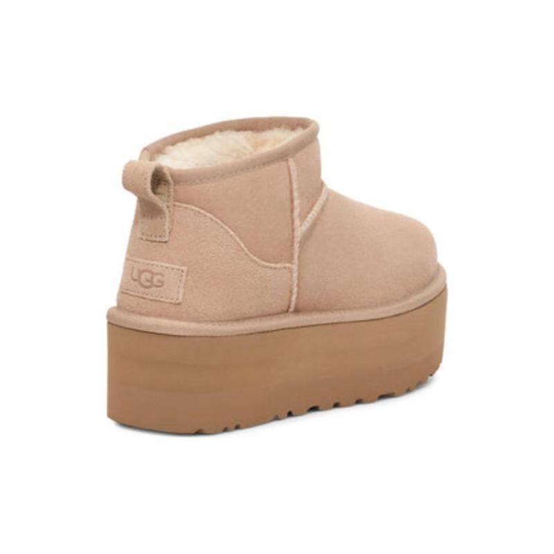 UGG Classic Ultra Mini Platform Boot Sand Women's Sneakers 1135092-SAN