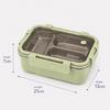 800ml Lunch Box Stainless Steel Bento Food Container Leakproof Pink Green Purple