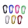 1PC Gourd Shape Carabiner Camping Gadget Water Bottle Hanging Buckle Key Chains 10 Color Available Aluminum Alloy Carabiners ZYF